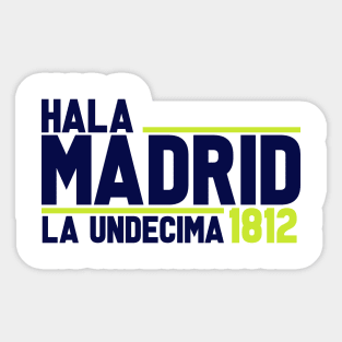 hala madrid Sticker